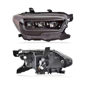 Faros Delanteros LED Triples Maictop para <span class=keywords><strong>Toyota</strong></span> <span class=keywords><strong>Tacoma</strong></span> 2016-2023, Par de Faros Modificados, Proveedor de Piezas de Iluminación Exterior - Product Image 3