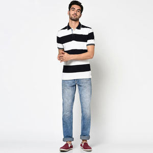 Polo en coton personnalisé avec logo pour homme, respirant, manches courtes, grandes tailles, pour le golf, les affaires, les occasions décontractées, uniforme - Product Image 4