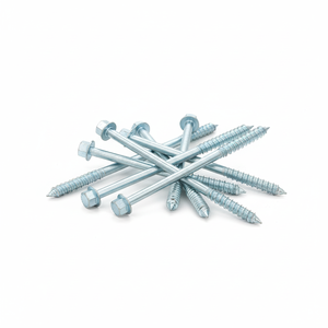 Tornillos de Cabeza Hexagonal de Acero al Carbono Galvanizado en Zinc Clase 4.8 6.8, Rosca Parcial, M6-M12, Métrico/Pulgada, DIN/ANSI, Modelo PDC 13 para Madera - Product Image 2