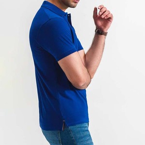 Chemise de golf 100% coton pour homme, broderie, séchage rapide, manches courtes, logo personnalisé, nouvelle arrivée, dernière mode - Product Image 2