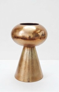 Premium Hot Metal Hammered Texture Pillar Shape Copper Toned Color Royal Look Flower <b>Vase</b> <b>Unique</b> Style Fancy Wedding Flower <b>Vase</b> - Product Image 5