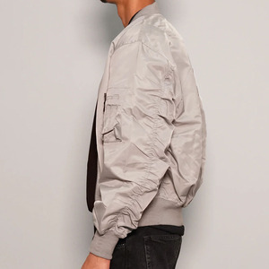 Custom Logo Men Blank Bomber <b>Jackets</b> Casual Slim Lightweight Outwear Sportswear Coat Breathable Baseball <b>Jacket</b> - Product Image 2