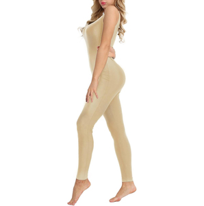 New Design Women's Fitness Training Gym <b>Jumpsuit</b> Custom Breathable Quick Dry Knitted Stretchable Streetwear Summer Wear <b>Jumpsuit</b> - Product Image 2