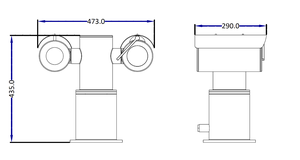 מצלמות אבטחה הוכחה פיצוץ אי מונע ציוד הרמוני ציוד ptz מצלמה bispecrum - Product Image 2