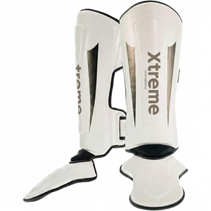 Espinilleras Ajustables Ligeras para Boxeo, MMA, Kickboxing, Muay Thai, Almohadillas Protectoras con Logotipo Personalizado, Venta al por Mayor para Jóvenes y Adultos, Entrenamiento - Product Image 4