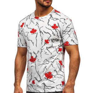 Custom <b>100</b>%<b>Polyester</b> Sublimation T <b>Shirt</b> For Men Lightweight Beach Casual Graphic <b>Shirt</b> OEM Custom Apparel Supplier - Product Image 3