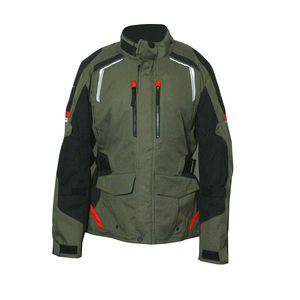 Veste de moto vintage pour homme en Cordura ignifuge et respirante, grande taille, doublure en coton, style motard de course - Product Image 2