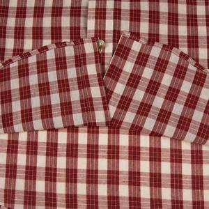 Chemises à carreaux pour hommes 100 % coton de haute qualité, anti-rétrécissement, à manches courtes, boutonnées, col rabattu – Meilleures ventes - Product Image 6