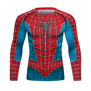 Camiseta de Compresión para Hombre, Sublimada, Diseño de Superhéroe, para Gimnasio, Fitness, Entrenamiento, Running, con Logotipo Personalizado, Antibacteriana - Product Image 5