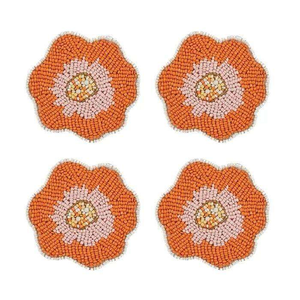 Chic Premium Beaded <b>Drink</b> <b>Coasters</b> Heat Resistant Craftsmanship for Housewarming Gifts - Product Image 2