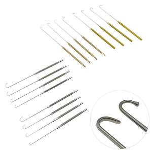 Ensemble de crochets chirurgicaux vétérinaires en acier inoxydable réutilisables pour l'ovariectomie et les interventions ophtalmiques - Product Image 5