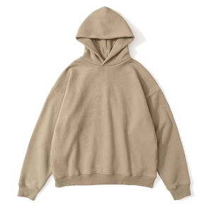 Sudaderas con Capucha Lisas de Algodón 100% con Logotipo Personalizado para Hombre, Sudaderas con Capucha Extra Grandes y Hombros Caídos, Corte Regular - Product Image 2