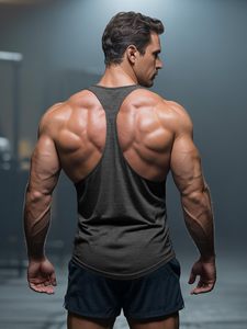 Muscle <b>Vest</b> Sleeveless Tank Top Men Summer Solid Casual Clothes 2026 Gym <b>Stringer</b> Tank Top OEM Summer High Quality Athletic Tops - Product Image 2