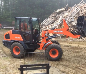Chargeuse sur pneus Kubota haute performance pour travaux de terrassement, agriculture et construction, prix usine, certifiée CE, Autriche - Product Image 1
