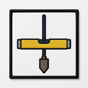Patch brodé vintage en forme de sablier carré, thermocollant, en gros, pour sacs, vestes, uniformes - Product Image 2