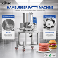 Edelstahl Automatische Burger-Patty-Maschine Hamburger-Fleischformgerät Großhandelslieferant