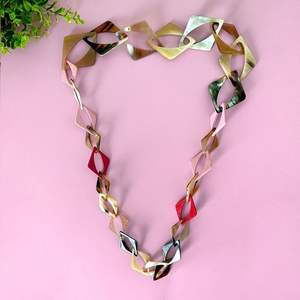 Superbe collier circulaire en corne de buffle par gm Impex Style animal poli Beauté de la nature - Product Image 1