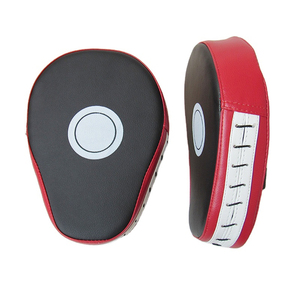 Wholesale Custom Logo Printed New Design Curved Boxing <b>Focus</b> <b>Pads</b> PU Leather Wholesale Customized Punching Targets - Product Image 1