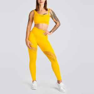 Servicio OEM, Conjunto de Yoga para Mujer, Fabricación en Pakistán, Diseño Único, Conjunto de Yoga para Mujer para Uso en Exteriores, Hecho de Poliéster - Product Image 4