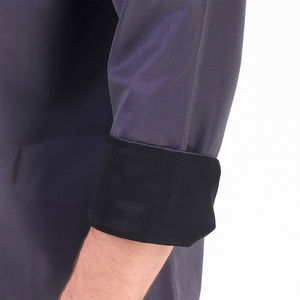 Veste de chef unisexe sur mesure de qualité supérieure avec logo personnalisé en tissu de velours côtelé pour restaurant, bar, uniforme de travail alimentaire de haute qualité - Product Image 6