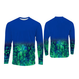 Camisetas de Pesca de Secado Rápido con Estampado Personalizado al Por Mayor a Precio de Fábrica, Manga Larga, Protección UPF/SPF Anti-UV para Deportes al Aire Libre - Product Image 2