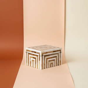 Caja de Joyería Única de Alta Calidad Hecha a Mano en India con Incrustaciones de Hueso, Color Personalizado, Diseño que Ahorra Espacio para Almacenamiento Decorativo - Product Image 6