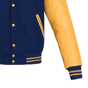 New Fashion Design High Quality <b>Men</b> Varsity <b>Jacket</b> Leather <b>Long</b> Sleeves Custom Made Design <b>Men</b> Varsity <b>Jackets</b> - Product Image 3