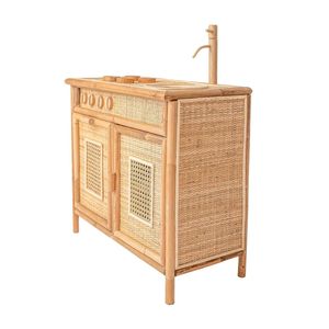 Ensemble de cuisine en bois pour enfants, cuisine de jeu pour enfants, vente en gros, usine du Vietnam, prix compétitifs, OEM ODM acceptés - Product Image 2