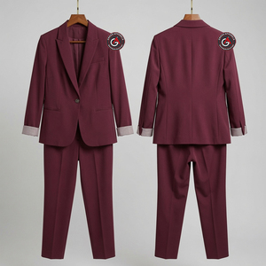 Wholesale High Quality <b>Button</b> blazer Customized Business Women's <b>Suit</b> Made in Pakistan 2023 New Fashion Oversized Blazer - Product Image 1