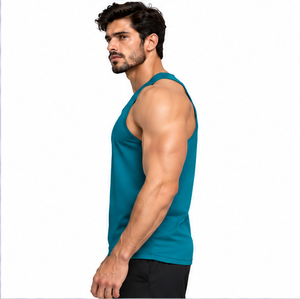 Low Price <b>Mens</b> Sleeveless T Shirt Tank Top Summer Fitness Sportswear Cotton Bamboo Fiber <b>Gym</b> <b>Vest</b> Comfortable Breathable Sporty - Product Image 3