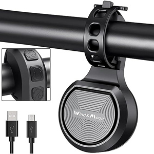 Còi điện xe đạp lớn 80-130db cho chu kỳ có thể sạc lại Chuông Xe Đạp loa chống trộm xe máy xe đạp còi điện báo động - Product Image 1