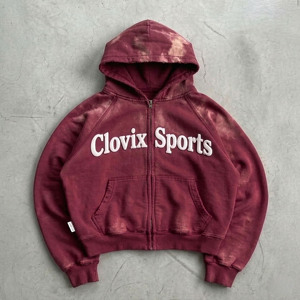 Sweat à capuche zippé épais Clovix Sports pour homme, doublure polaire chaude, haute qualité, fournisseur pour commandes en gros - Product Image 4
