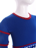 6-16 personalizado al por mayor niños entrenamiento Dancewear niñas Cosplay lentejuelas etapa danza rendimiento desgaste danza del vientre traje