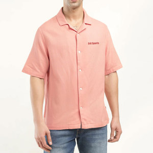 Custom Logo Design Camp <b>Collar</b> <b>T</b>-<b>Shirt</b> Lightweight Breathable Regular Fit New Style Camp <b>Collar</b> <b>T</b>-<b>Shirts</b> - Product Image 3