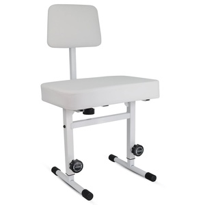5 Core Piano <b>Bench</b> 3" <b>Padded</b> Cushioned Stool w Backrest Heavy Duty Musician Chair Height Adjustable - Product Image 1