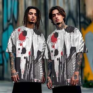 Camiseta con Estampado 3D, Transpirable, Fresca, Ligera, Flexible, Fácil de Combinar, Ropa Diversa y Elegante - Product Image 6