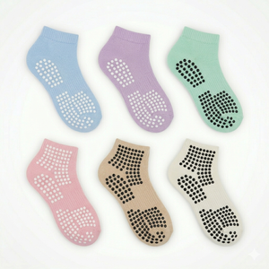 Calcetines de Pilates Personalizados 100% Algodón con Agarre de Silicona en la Parte Inferior, Calcetines de Yoga Antideslizantes para Estudios de Pilates, Marcas OEM ODM, Venta al Por Mayor - Product Image 6