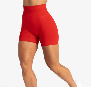 Custom Gym Shorts Wholesale Women Running <b>Booty</b> Shorts Leggings Elastic Lifting Gym Fitness Pants Women Seamless Yoga Shorts - Product Image 6