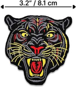 Patchs thermocollants en tissu sergé avec broderie de logo personnalisé et motif floral pour vestes, t-shirts, sacs à dos – Vente en gros, Fabricant OEM - Product Image 3