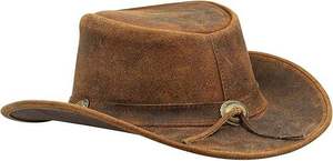 Custom Leather top <b>Hat</b> stylish Durable Handcrafted Classic <b>Western</b> Cowboy <b>Hat</b> for Men Women Perfect for All - Product Image 3