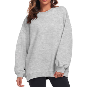 Casual Wear <b>Women's</b> Sweatshirt Pullover Plain 2024 Wholesale Custom OEM Design Crewneck <b>Women's</b> Clothing Breathable Sweatshirts - Product Image 6