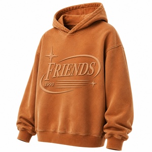Sudadera con capucha de alta calidad, gruesa, 100% algodón, con logotipo y diseño personalizados, sudaderas con capucha lisas para hombre - Product Image 5