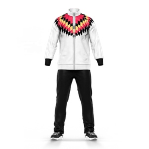 Ensemble de survêtement pour homme de haute qualité, sublimation, fermeture éclair, extensible, séchage rapide, pour entraînement sportif, jogging et usage décontracté - Product Image 5