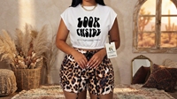 Ensemble haut court et short en polaire LAZ INDUSTRIES pour femme, grande taille, tenue décontractée d'été, anti-boulochage, respirant, haute qualité, OEM