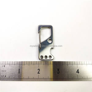 Mosquetón de Acero Inoxidable Resistente a la Corrosión, con Liberación Rápida, Acabado Pulido, Logotipo Personalizado, Clip EDC, Gancho de Seguridad, Llavero - Product Image 4