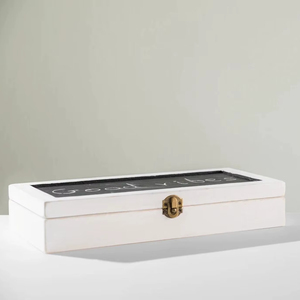 Boîte de rangement en bois imprimée pour graines, bijoux ou plantes, idéale pour le jardinage, vente en gros - Product Image 1