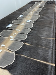 Prix de gros, dentelle frontale et fermeture, extensions de cheveux de couleur naturelle, 100% cheveux humains, qualité supérieure, sans nœuds, stock important - Product Image 4