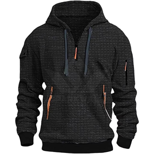 Ensemble de survêtement pour hommes grande taille, respirant et léger, tenue de sport deux pièces, ensemble de jogging décontracté d'hiver, taille élastique - Product Image 4