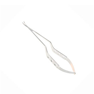 Ciseaux micro-chirurgicaux Yasargil en acier inoxydable de haute qualité, lames angulées, pointe incurvée, outil chirurgical clinique, manuel, certifié CE - Product Image 6