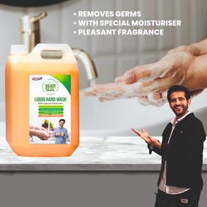 Mousse riche au parfum frais de pêche 5L – Savon liquide anti-bactérien pour les mains, idéal pour les hôpitaux, les hôtels et les bureaux – Nettoie les mains et élimine les germes - Product Image 4